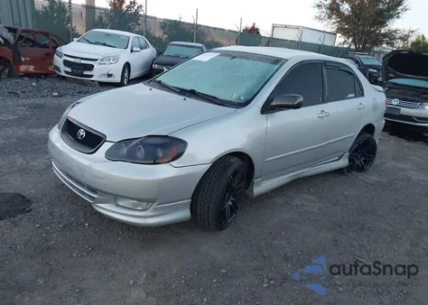 2003 Toyota Corolla S из США, поврежденный, VIN 1NXBR32E33Z042048